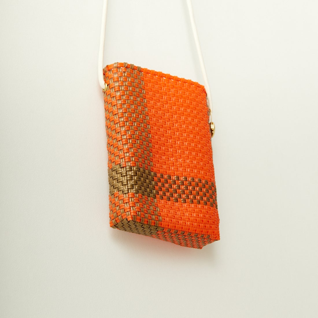 Letra [レトラ] メルカドポーチ CROSS LINE [610750711] ORG/GLD