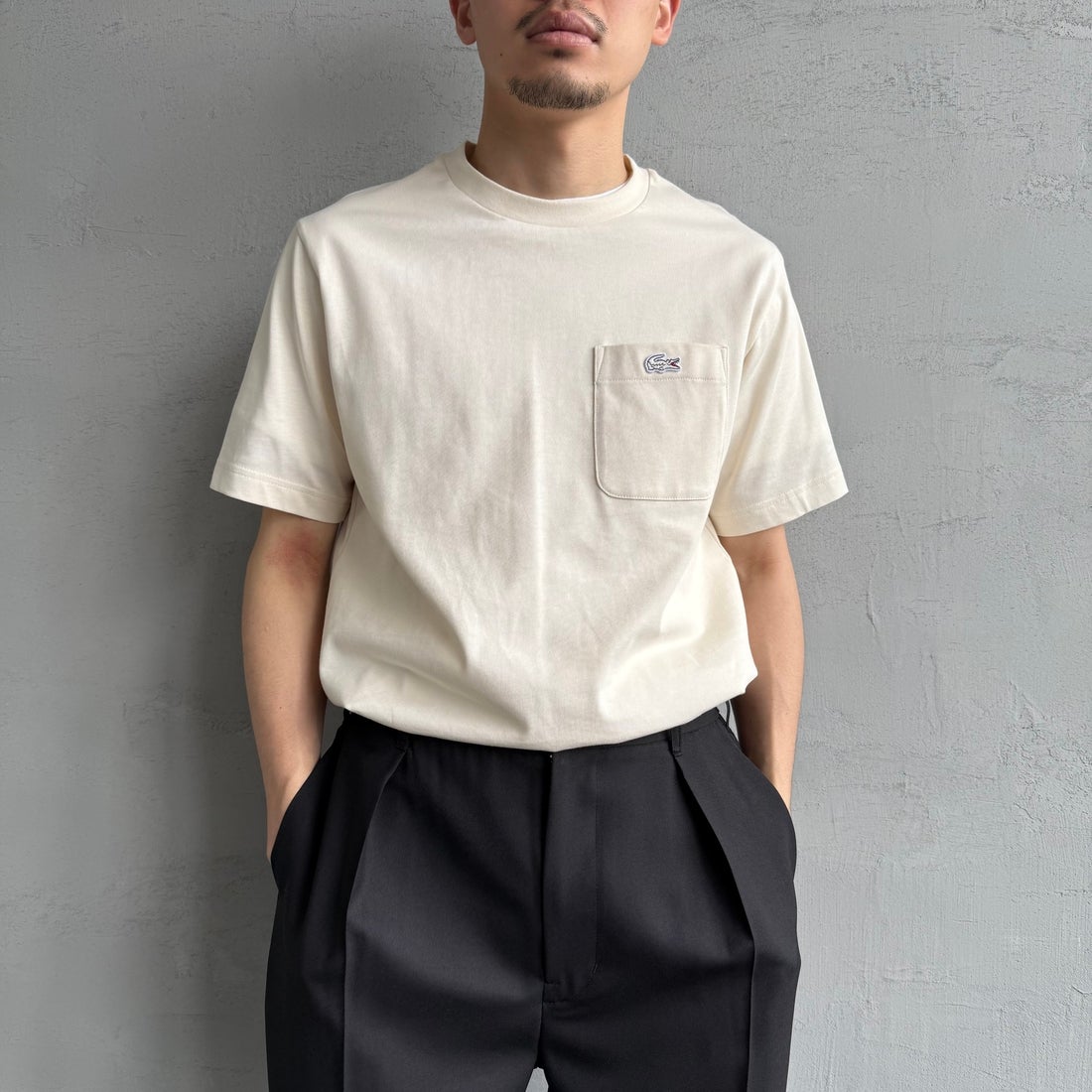 XFJ ECRU&&モデル身長：168cm 着用サイズ：3&&