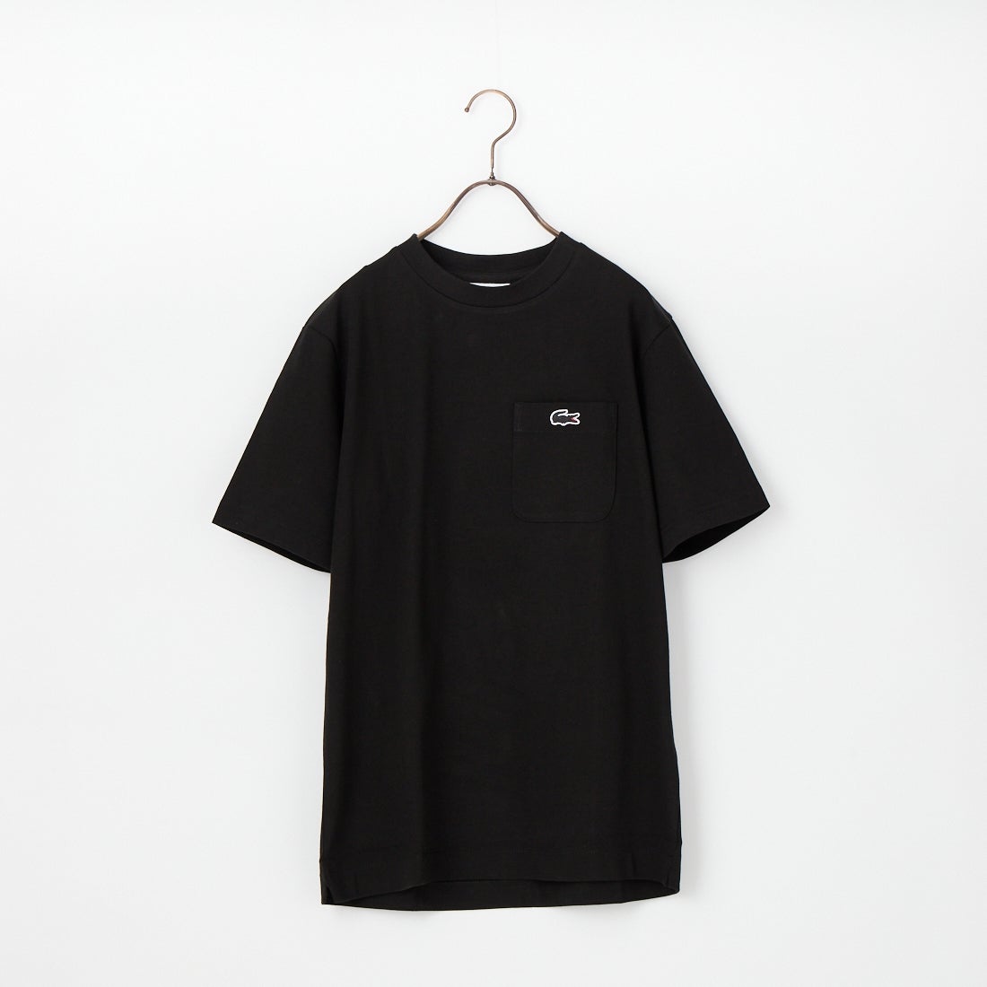 LACOSTE [ラコステ] アウトラインクロックポケットTシャツ [TH5581] 031 BLACK