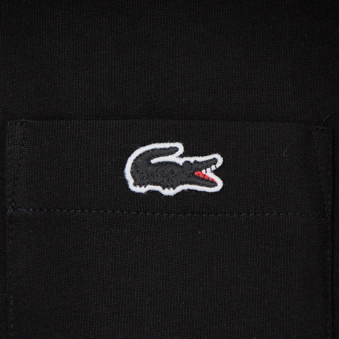 LACOSTE [ラコステ] アウトラインクロックポケットTシャツ [TH5581] 031 BLACK