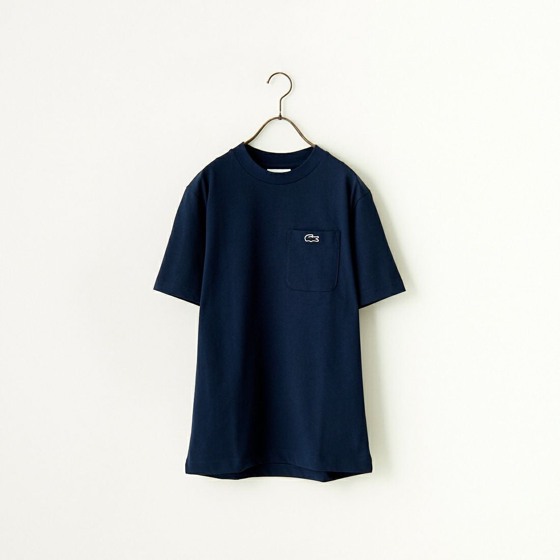 コステ] アウトラインクロックポケットTシャツ [TH5581] 166 NAVY