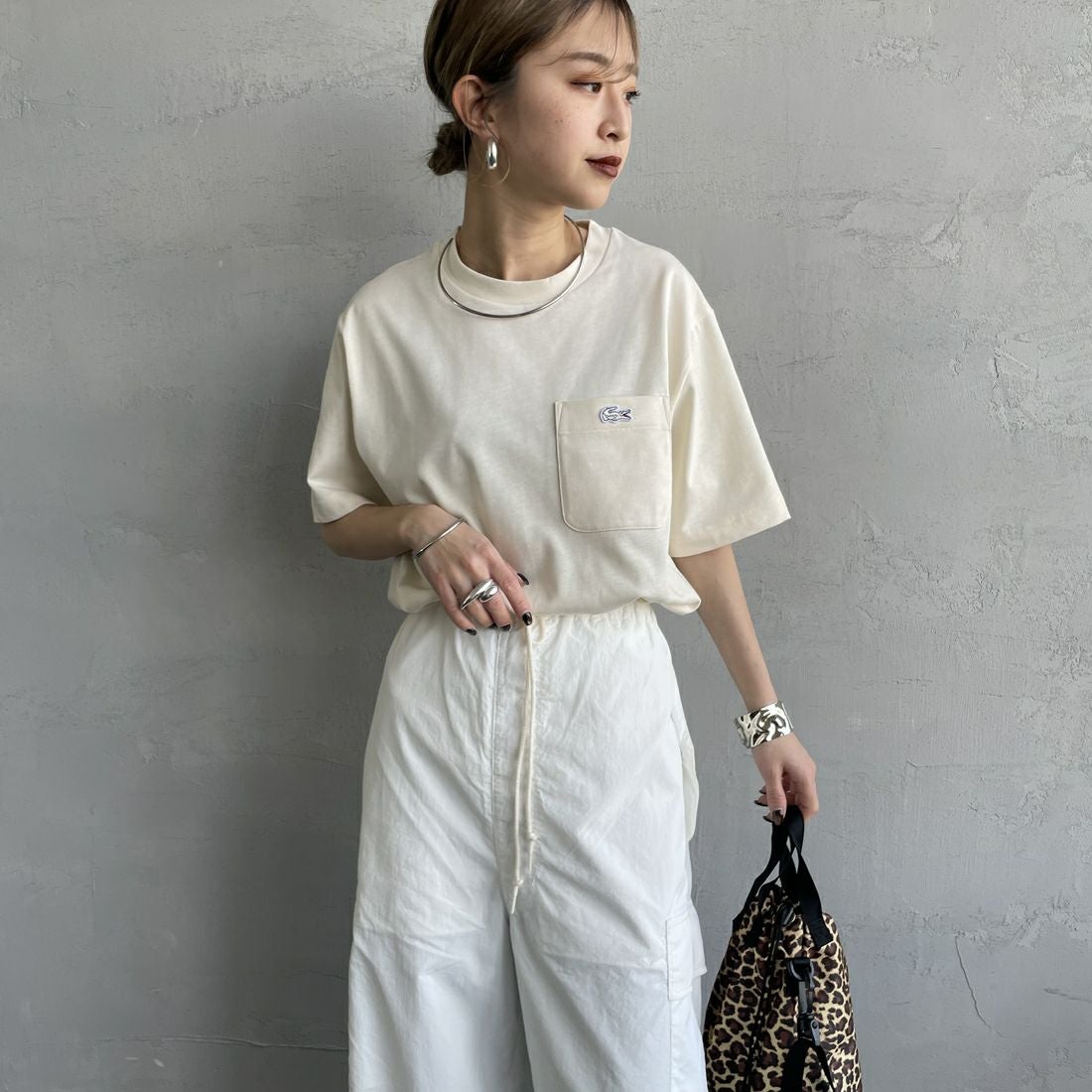 XFJ ECRU &&モデル身長：150cm 着用サイズ：2&&