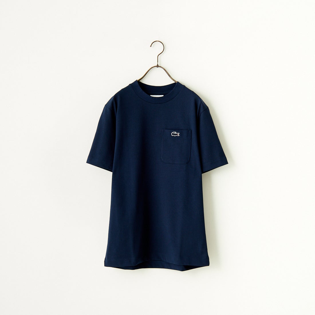 LACOSTE [ラコステ] アウトラインクロックポケットTシャツ [TH5581] 166 NAVY