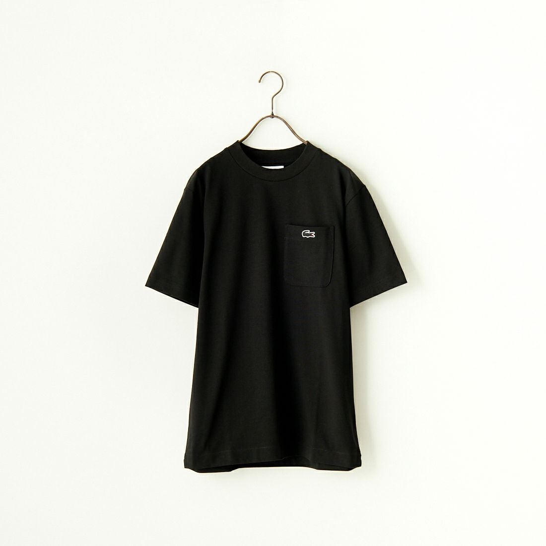 LACOSTE [ラコステ] アウトラインクロックポケットTシャツ [TH5581] 031 BLACK