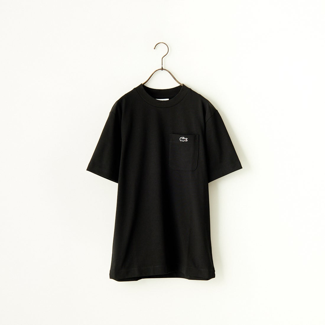 LACOSTE [ラコステ] アウトラインクロックポケットTシャツ [TH5581] 031 BLACK