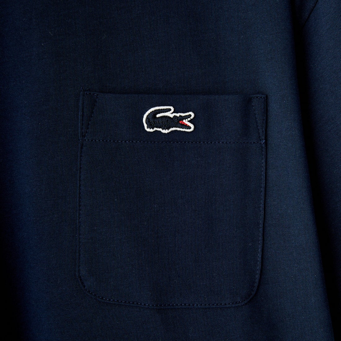 LACOSTE [ラコステ] アウトラインクロックポケットTシャツ [TH5581] 166 NAVY
