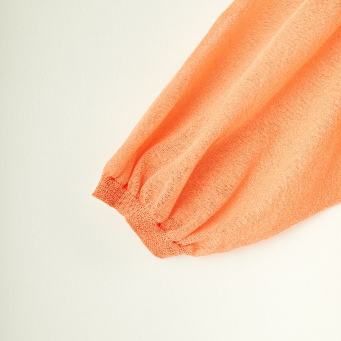 MICA&DEAL [マイカアンドディール] ギャザーニットプルオーバー [0124108015] ORANGE