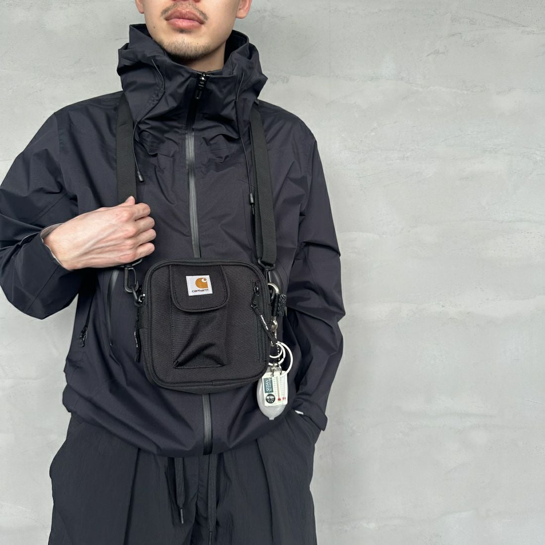carhartt WIP [カーハートダブリューアイピー] エッセンシャル ショルダーバッグ [I031470] BLACK