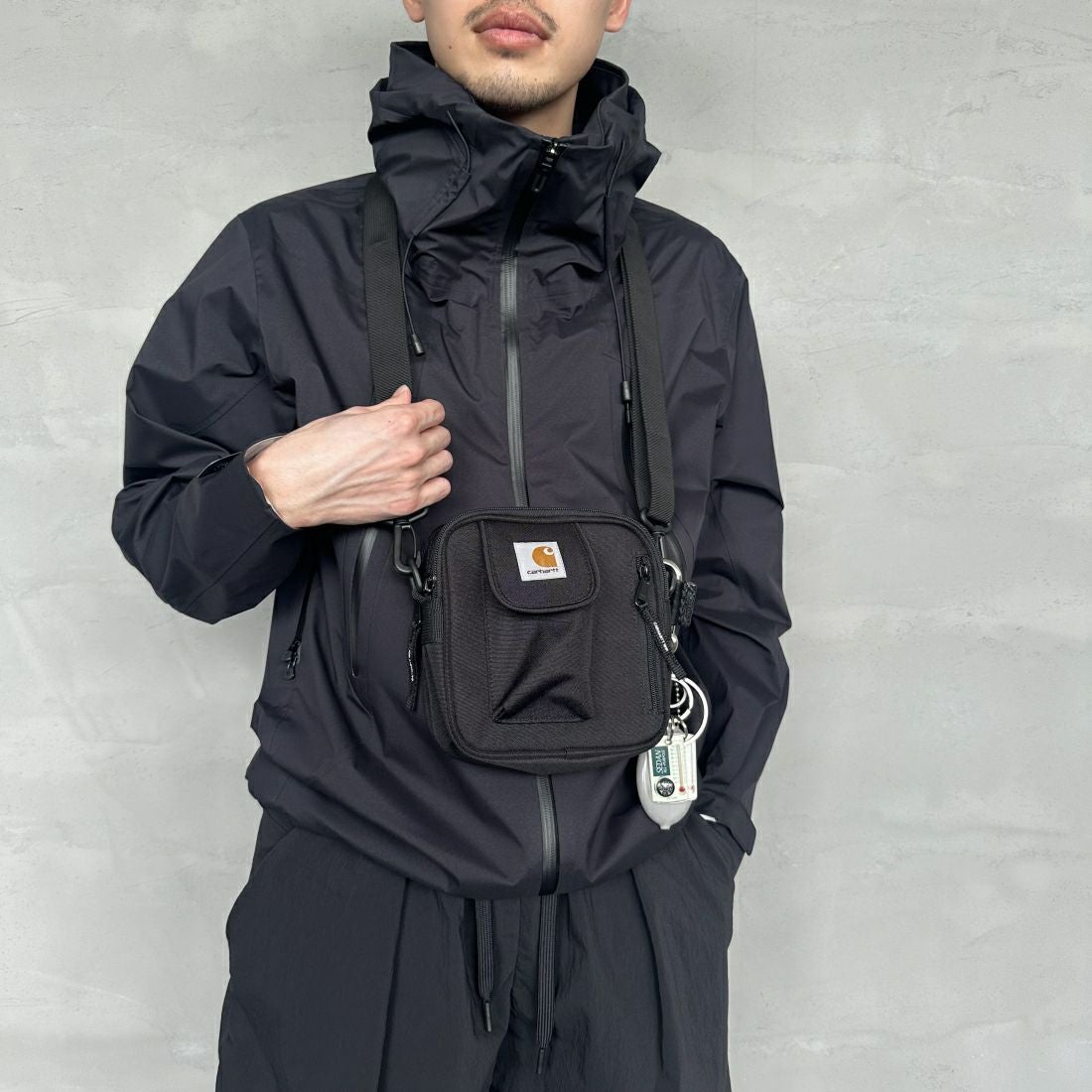 carhartt WIP [カーハートダブリューアイピー] エッセンシャル ショルダーバッグ [I031470] BLACK