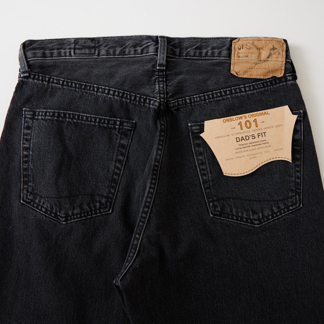 orSlow [オアスロウ] 101 ダッドフィットパンツ [01-1010W] D61S BLK D