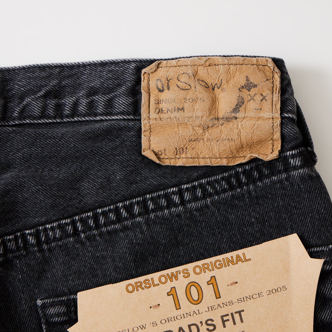 orSlow [オアスロウ] 101 ダッドフィットパンツ [01-1010W] D61S BLK D