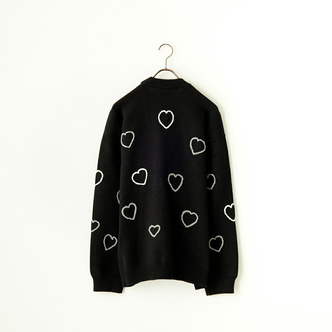 ChahChah [チャーチャー] HAPPY HEARTFULL カーディガン [CC-24SS-KN01] BLACK
