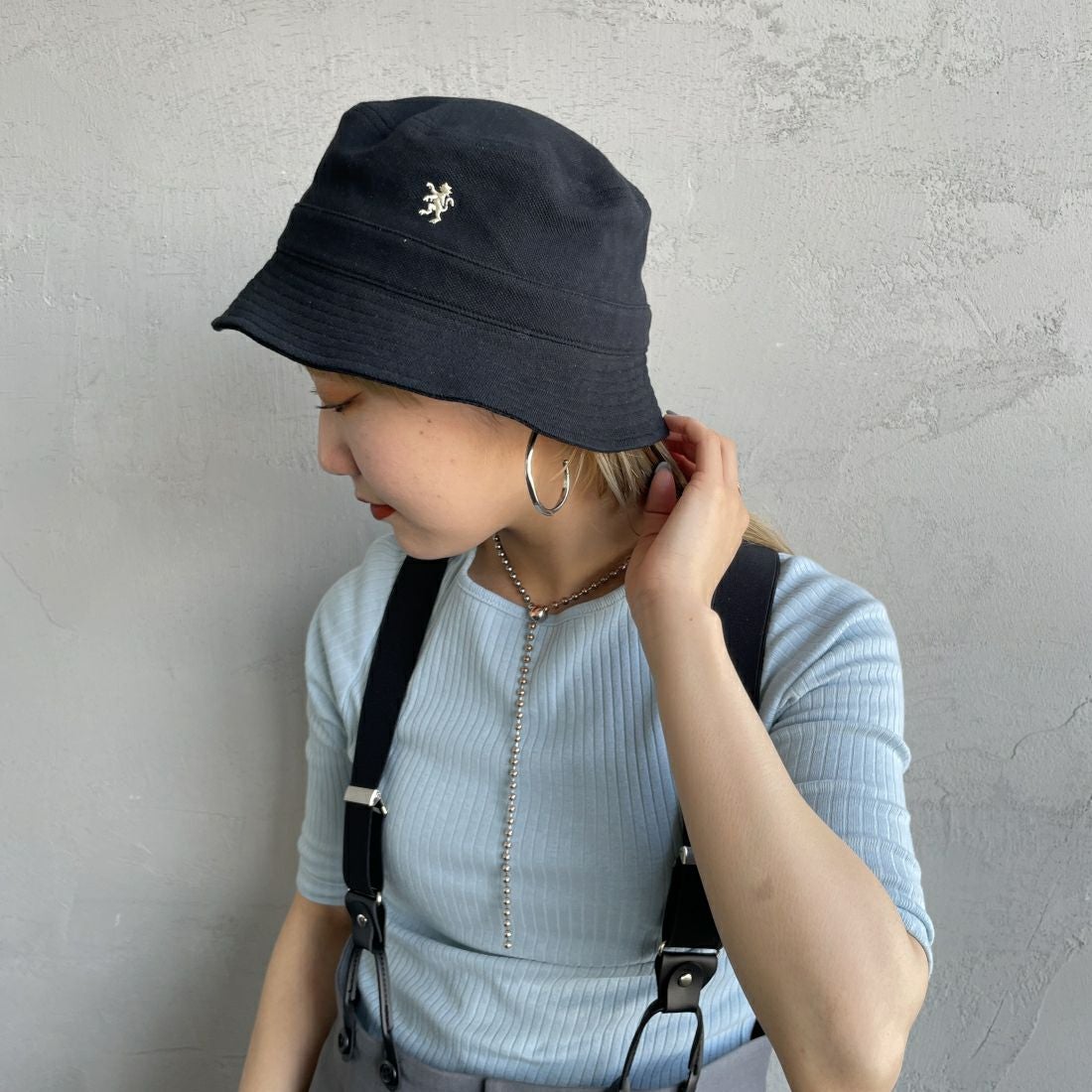 Gymphlex [ジムフレックス] コットンバケットハット [GY-H0278DYC] BLACK