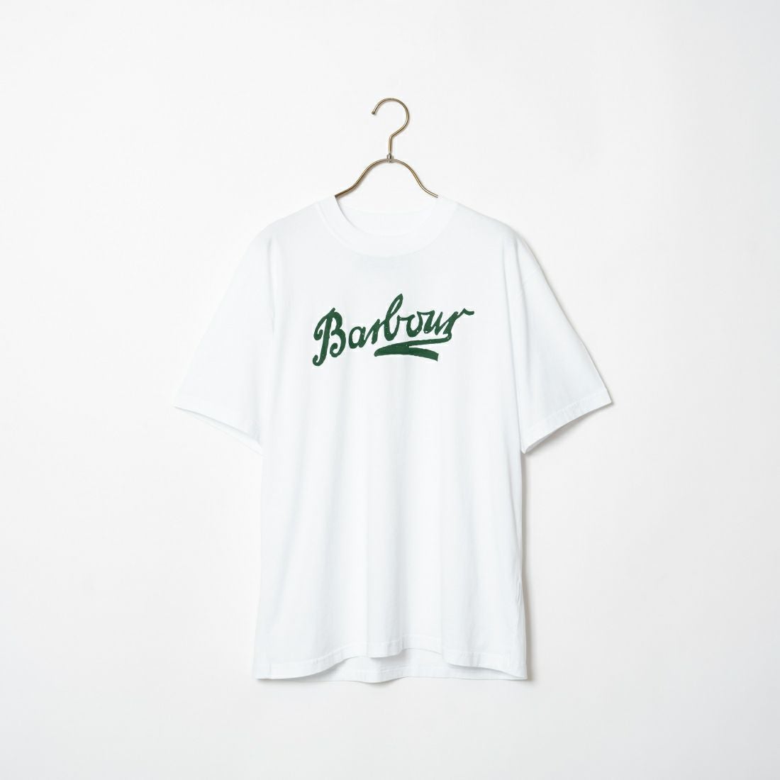 Barbour [バブアー] Grainger アーカイブ ロゴ リラックスフィット Tシャツ [MTS1259] WHITE