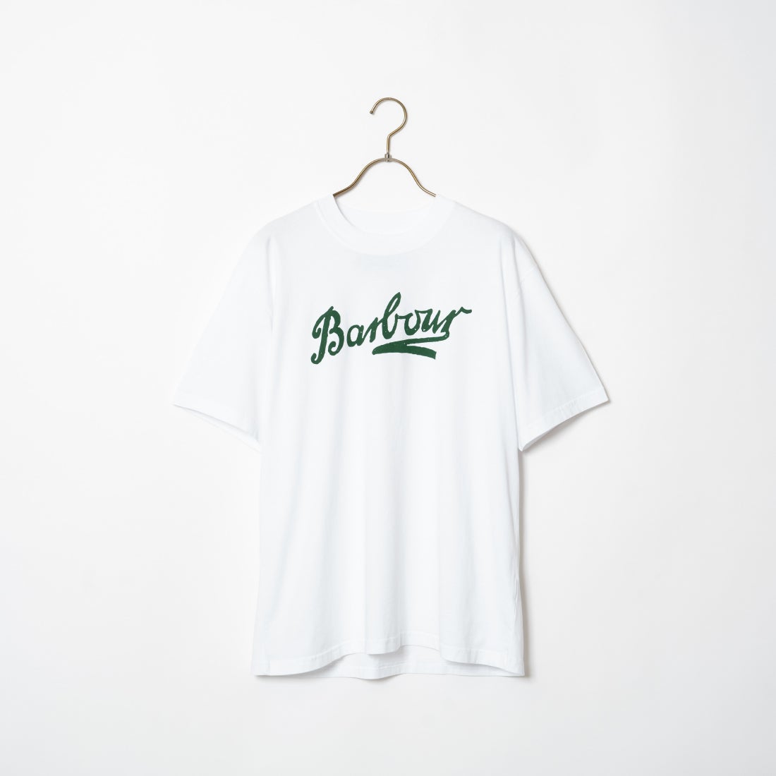 Barbour [バブアー] Grainger アーカイブ ロゴ リラックスフィット Tシャツ [MTS1259] WHITE