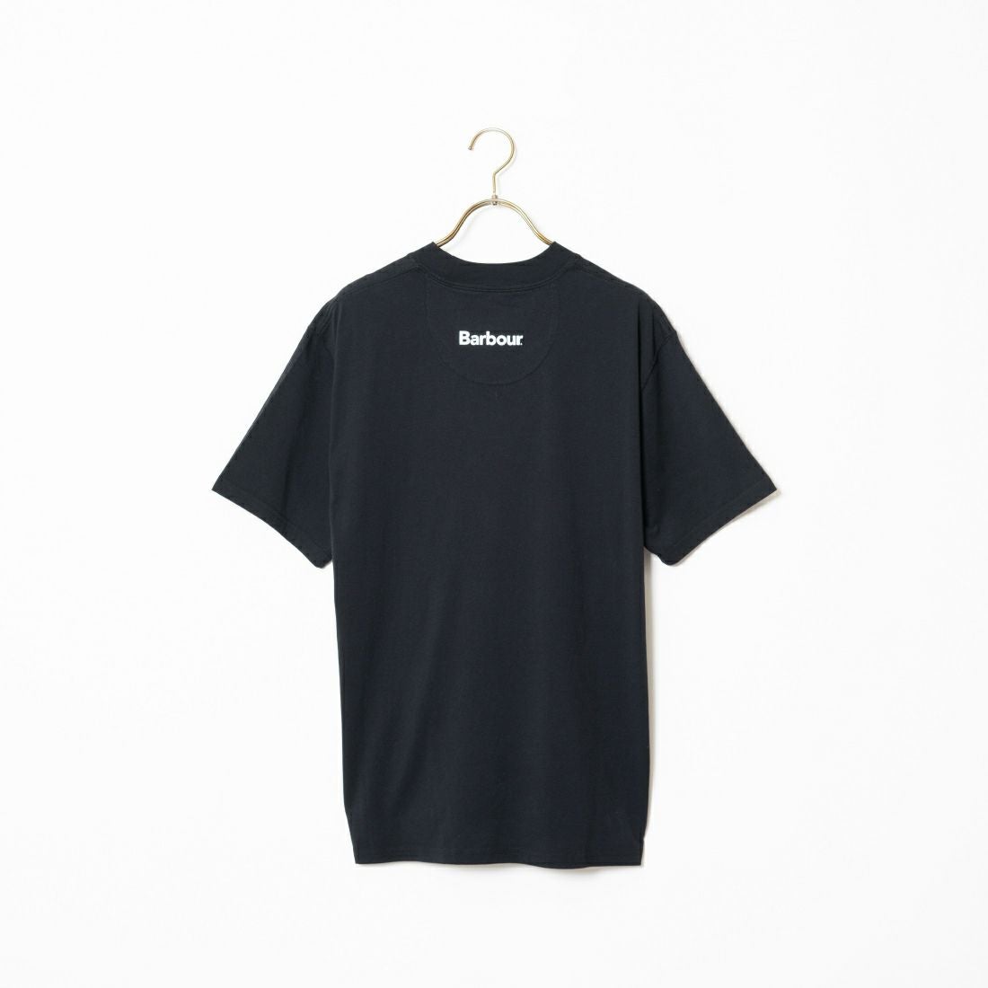 Barbour [バブアー] Grainger アーカイブ ロゴ リラックスフィット Tシャツ [MTS1259] BLACK