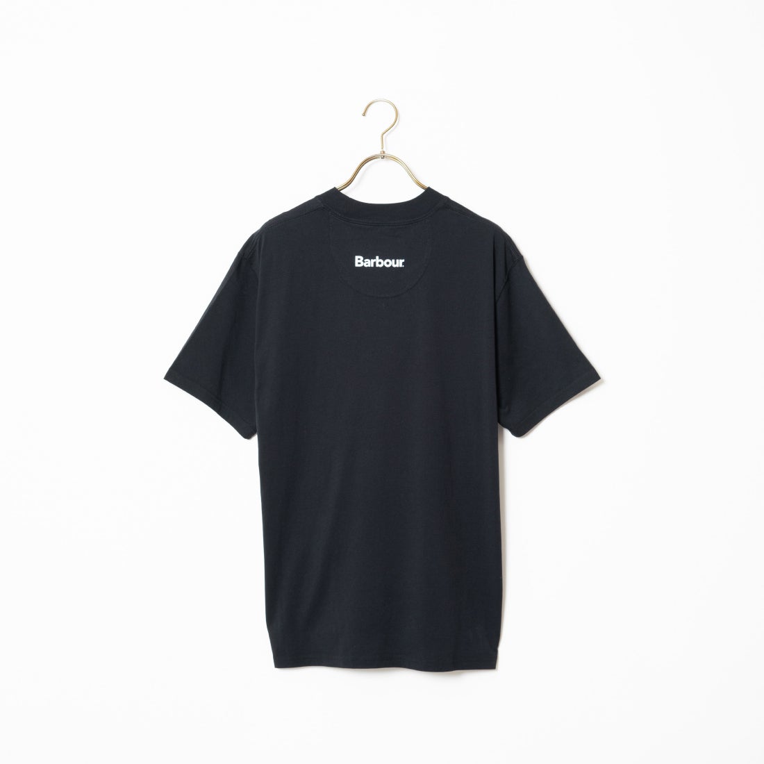 Barbour [バブアー] Grainger アーカイブ ロゴ リラックスフィット Tシャツ [MTS1259] BLACK