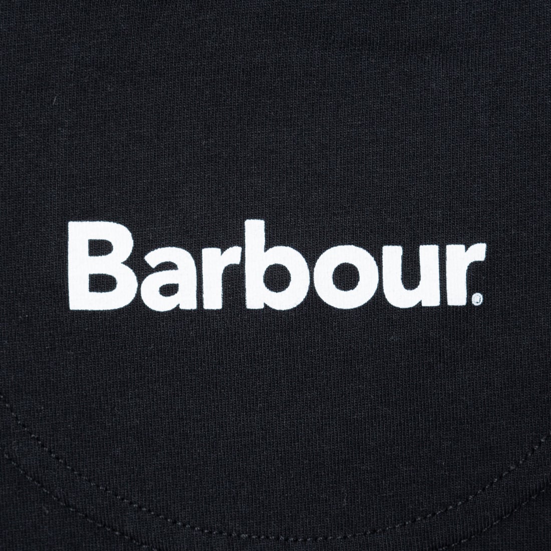 Barbour [バブアー] Grainger アーカイブ ロゴ リラックスフィット Tシャツ [MTS1259] BLACK