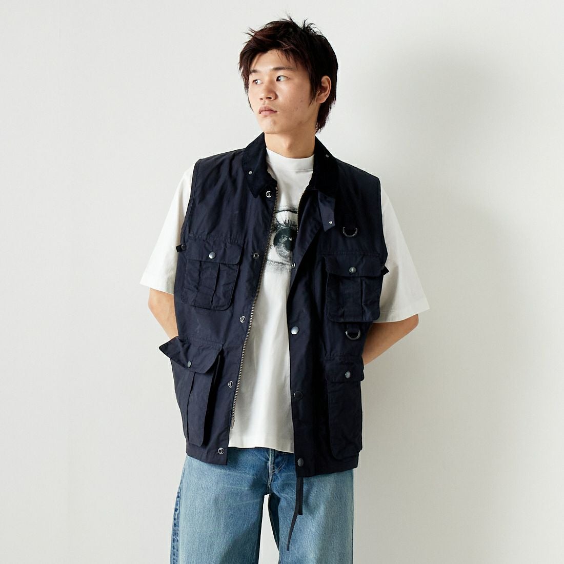 DK NAVY&&モデル身長：182cm 着用サイズ：M&&