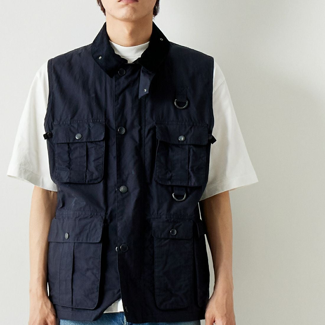 Barbour [バブアー] モディファイド トランスポート ベスト [MGI0246] DK NAVY