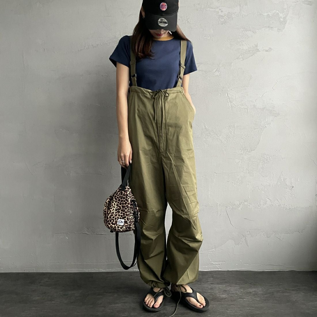 Noir Fabrik [ヌワールファブリック] コットンフライス 5分袖クルーネックTシャツ [IN-02SS] ﾈｲﾋﾞｰ/ﾍﾞｰｼ &&モデル身長：165cm 着用サイズ：0&&