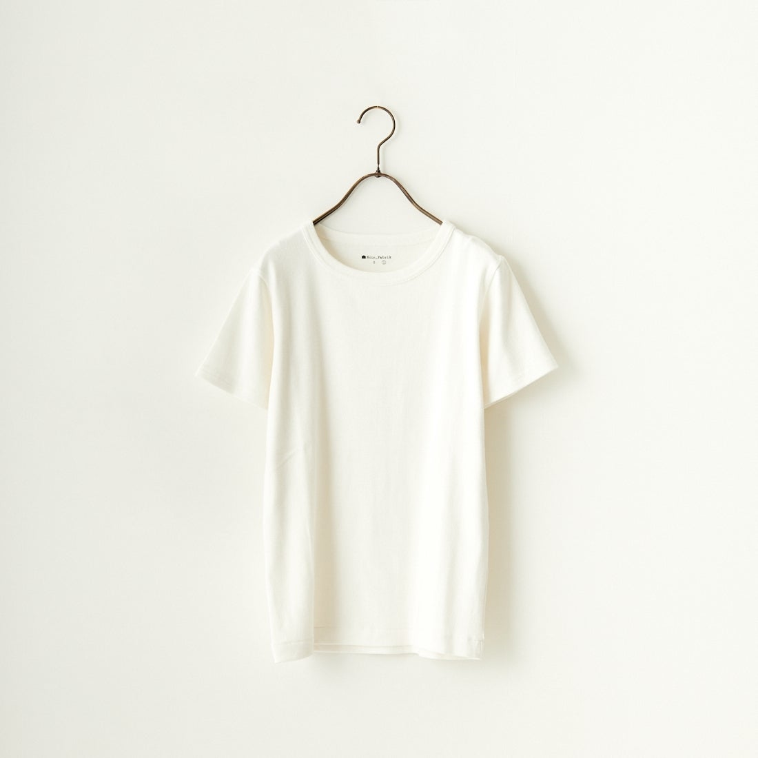 Noir Fabrik [ヌワールファブリック] コットンフライス 5分袖クルーネックTシャツ [IN-02SS] ｵﾌ