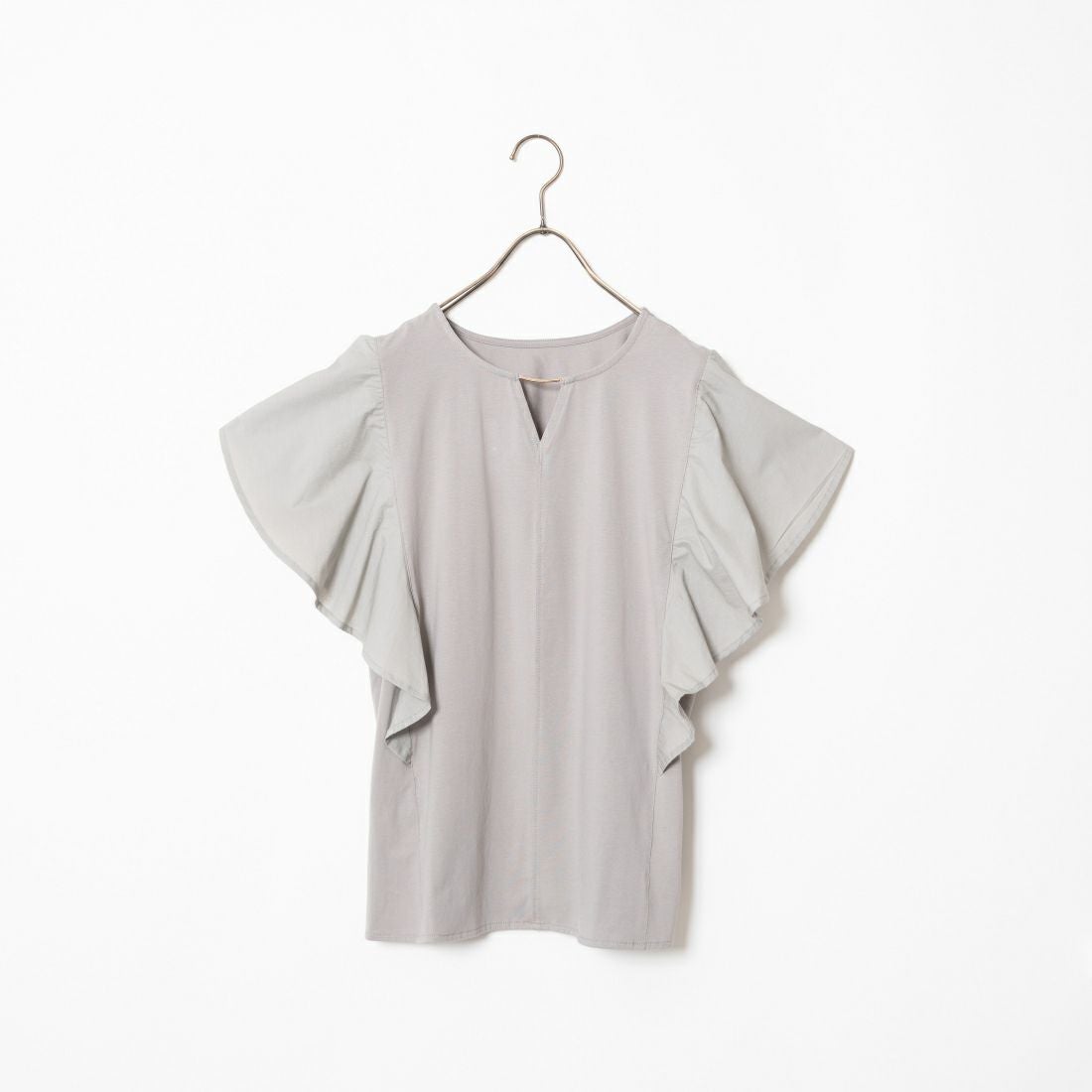 Maison de L'allure [メゾン ドゥ ラリュール] 2WAYキーネックラッフルプルオーバー [24112017] 07 GRAY