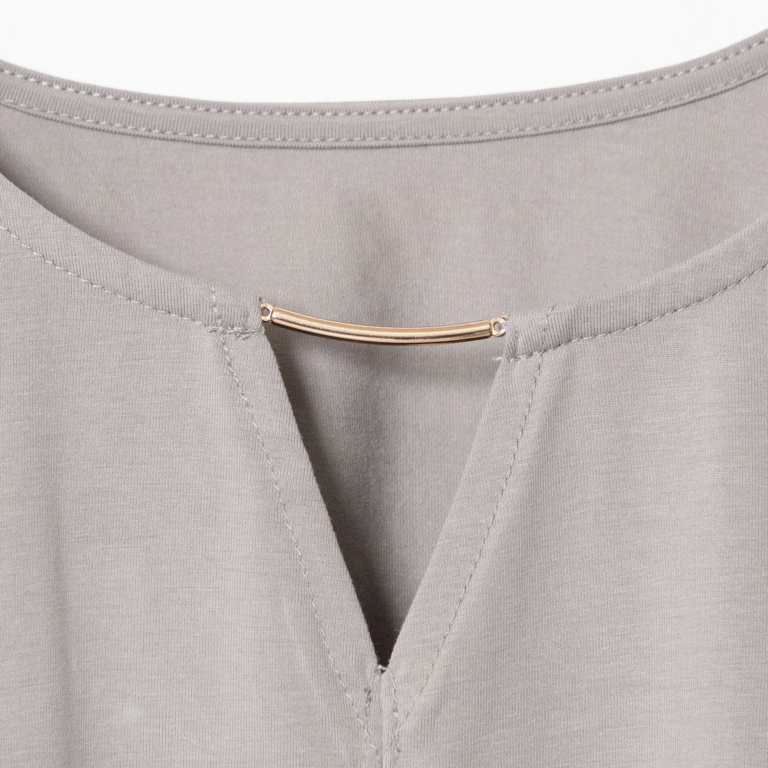 Maison de L'allure [メゾン ドゥ ラリュール] 2WAYキーネックラッフルプルオーバー [24112017] 07 GRAY