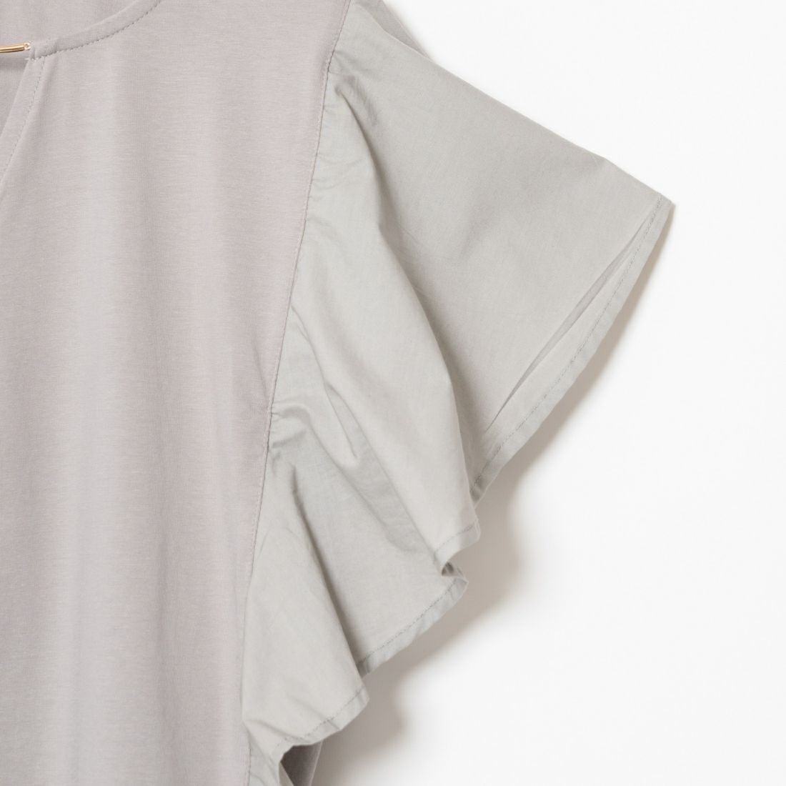 Maison de L'allure [メゾン ドゥ ラリュール] 2WAYキーネックラッフルプルオーバー [24112017] 07 GRAY