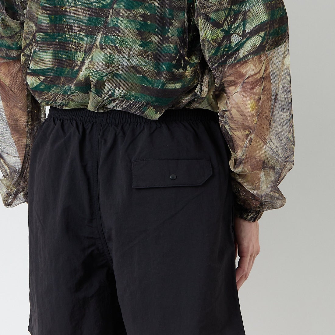 patagonia [パタゴニア] メンズ バギーズ ショーツ 5インチ [57022] BOB&&モデル身長：168cm 着用サイズ：M&&