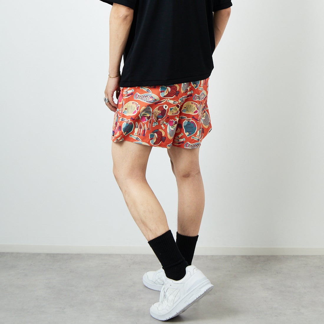 patagonia [パタゴニア] メンズ バギーズ ショーツ 5インチ [57022] WRPO &&モデル身長：179cm 着用サイズ：M&&