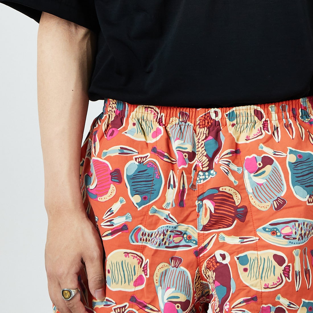 patagonia [パタゴニア] メンズ バギーズ ショーツ 5インチ [57022] WRPO &&モデル身長：179cm 着用サイズ：M&&