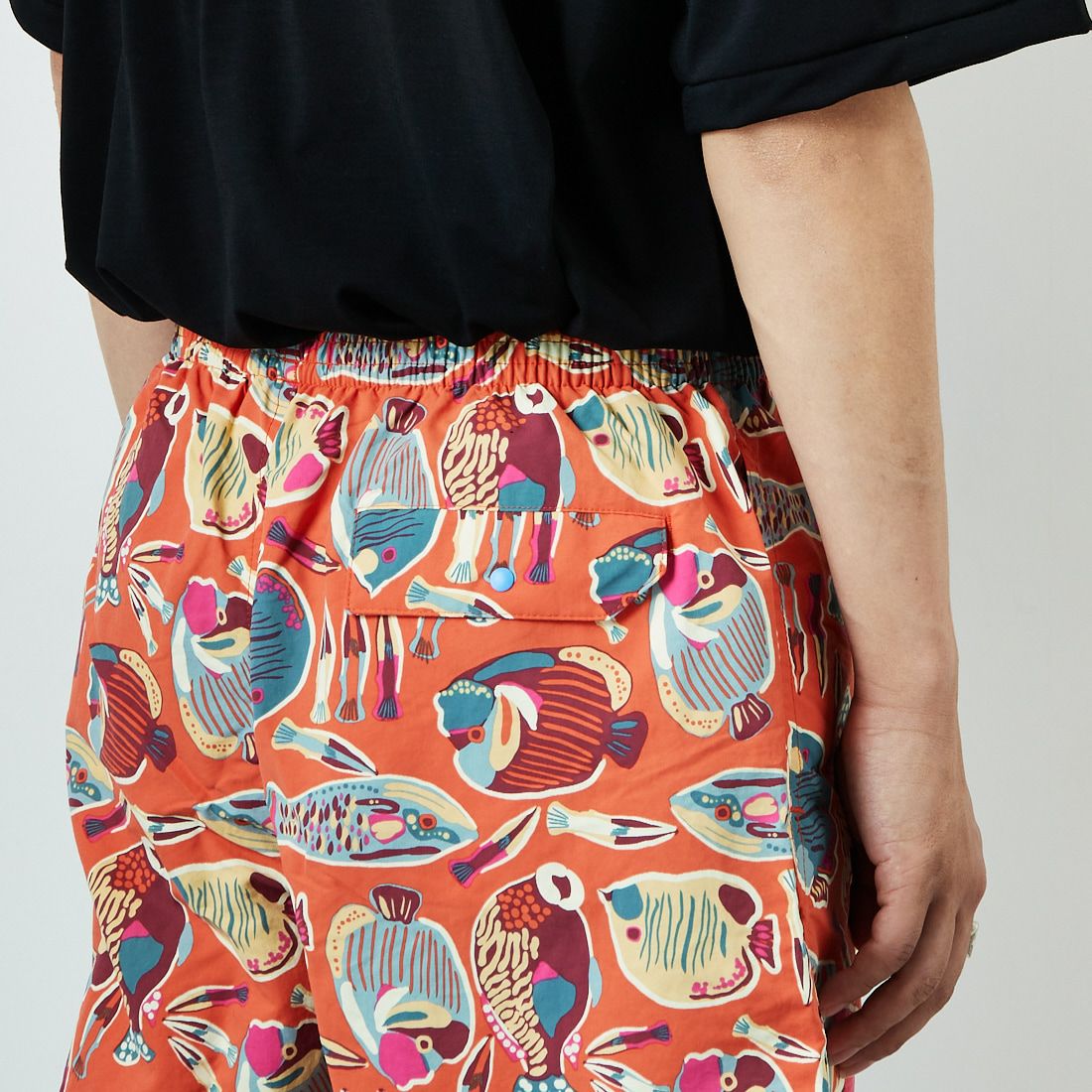 patagonia [パタゴニア] メンズ バギーズ ショーツ 5インチ [57022] WRPO &&モデル身長：179cm 着用サイズ：M&&