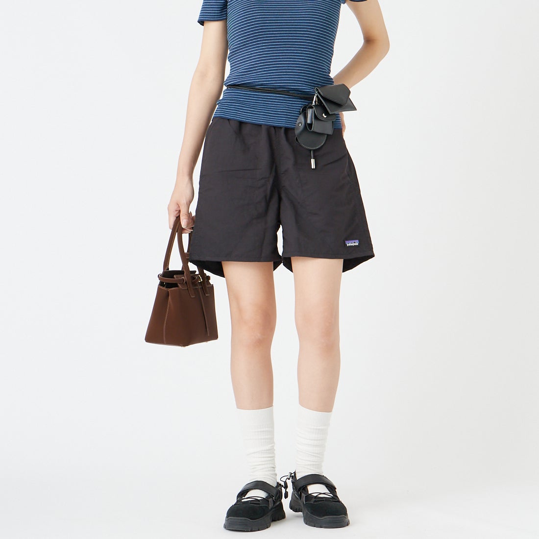 patagonia [パタゴニア] メンズ バギーズショーツ [57022] BOB &&モデル身長：162cm 着用サイズ：XS&&
