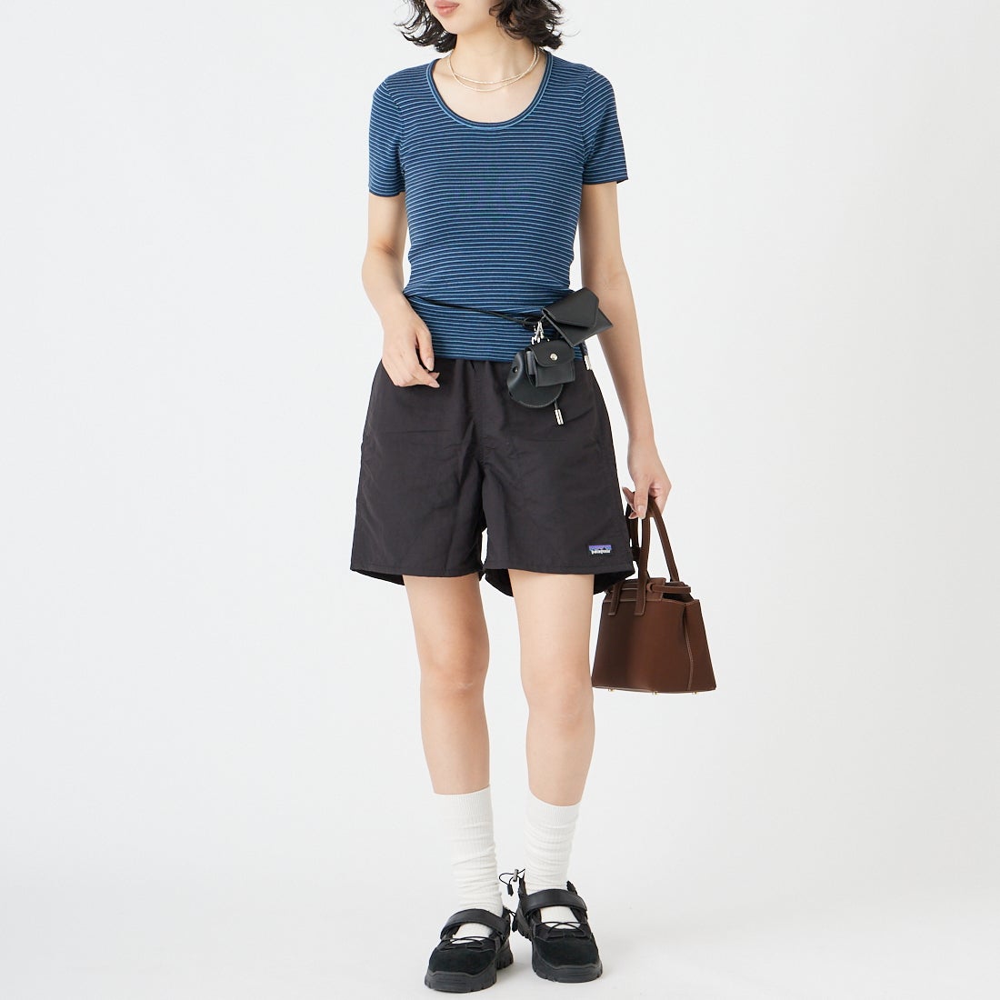 patagonia [パタゴニア] メンズ バギーズショーツ [57022] BOB &&モデル身長：162cm 着用サイズ：XS&&