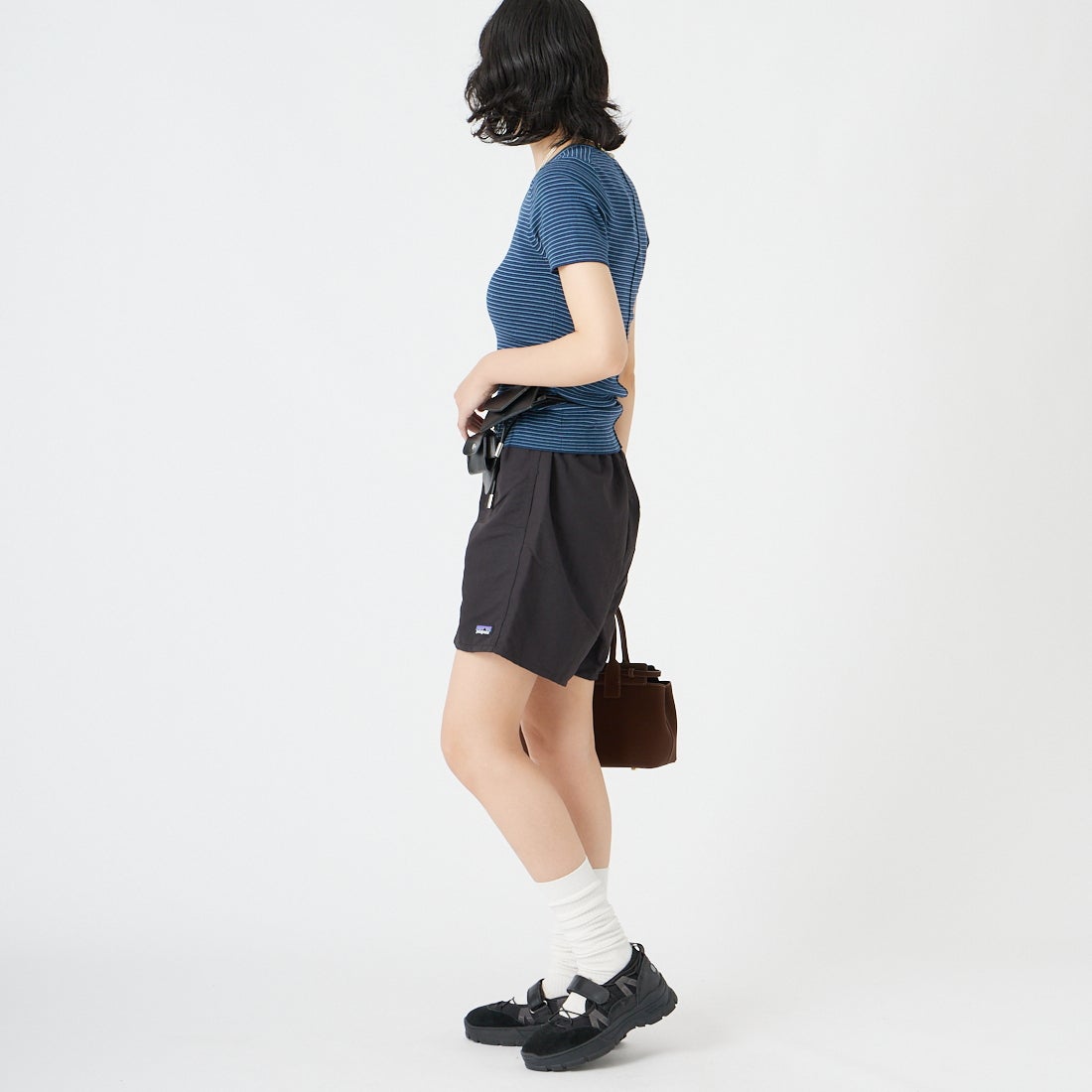 patagonia [パタゴニア] メンズ バギーズショーツ [57022] BOB &&モデル身長：162cm 着用サイズ：XS&&