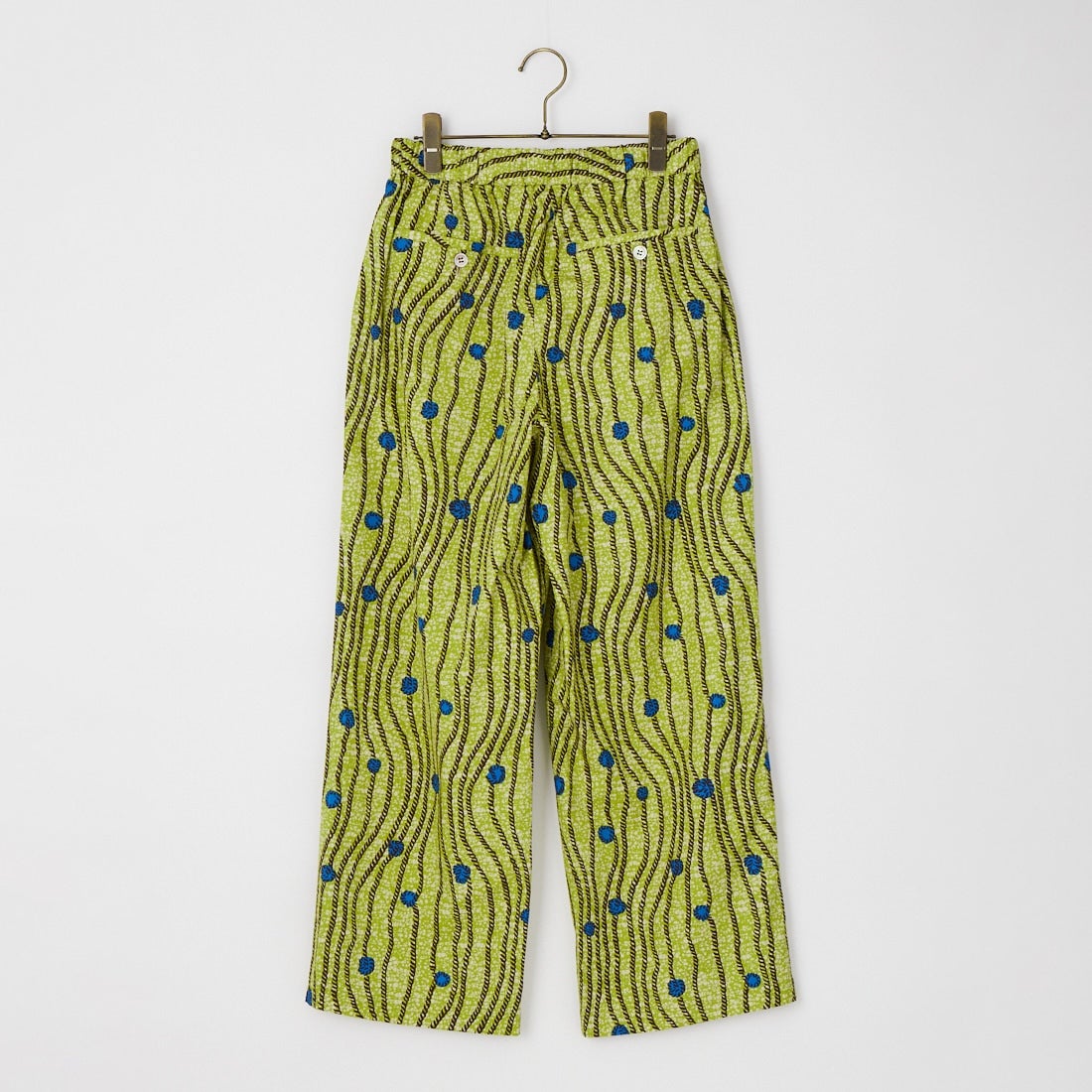 le glazik [ルグラジック] バティック柄プリント コットンイージーパンツ [LG-E0048BTK] LIME GREEN