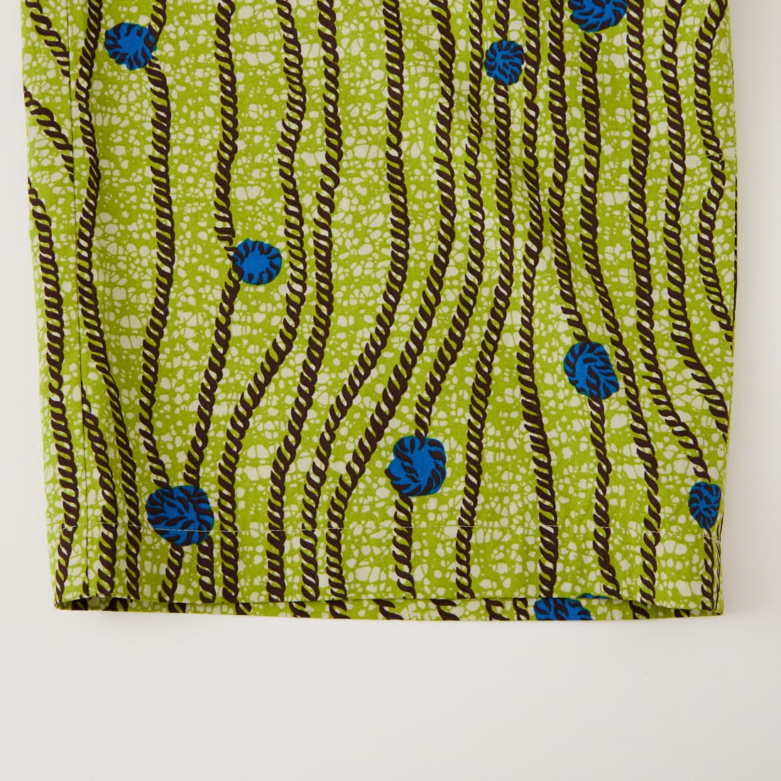 le glazik [ルグラジック] バティック柄プリント コットンイージーパンツ [LG-E0048BTK] LIME GREEN