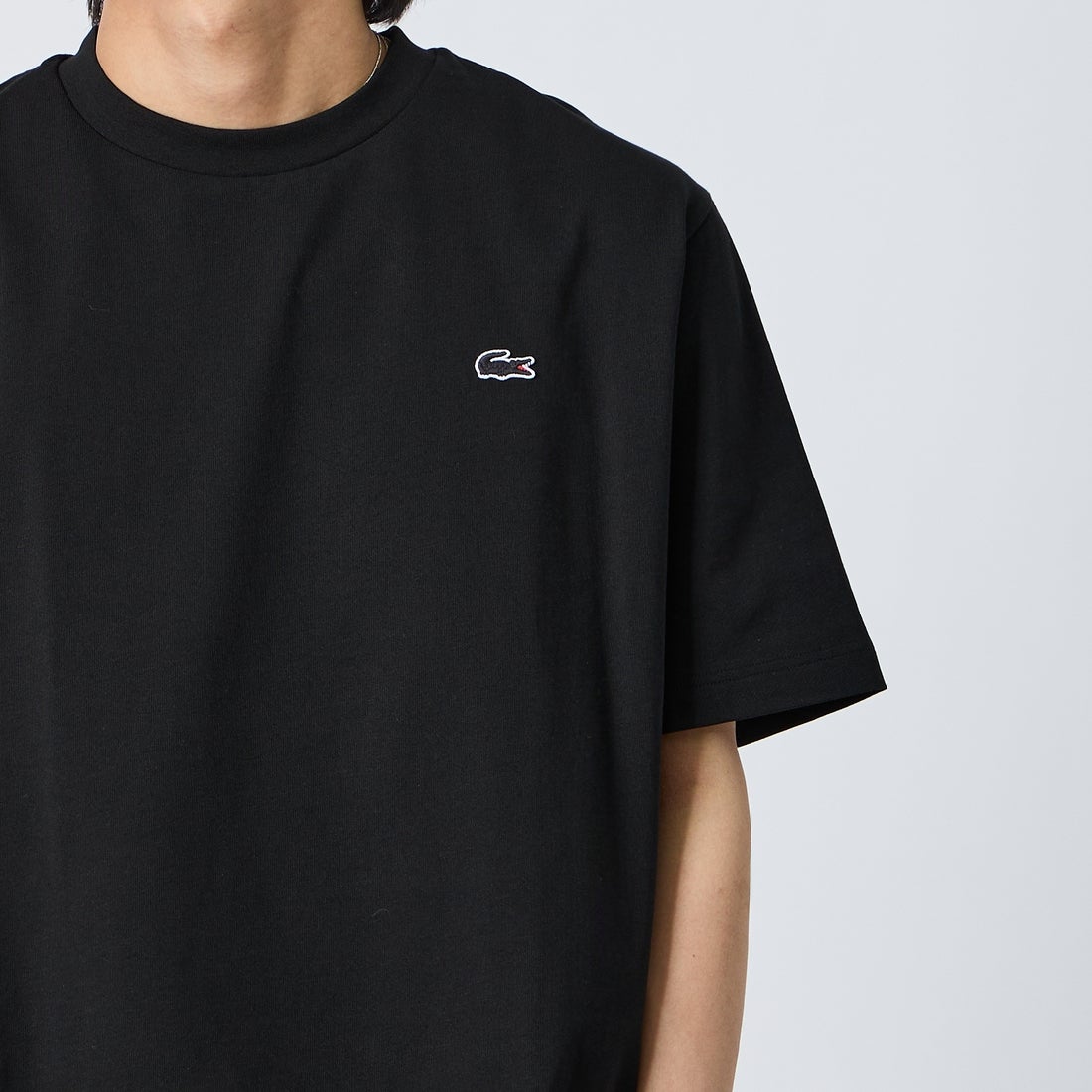 LACOSTE [ラコステ] クルーネックTシャツ [TH5582] 031 BLACK
