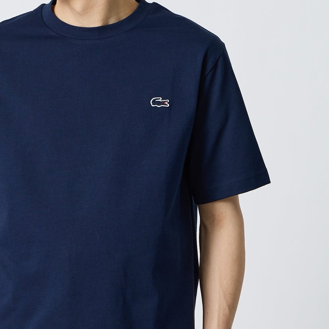 LACOSTE [ラコステ] クルーネックTシャツ [TH5582] 166 NAVY