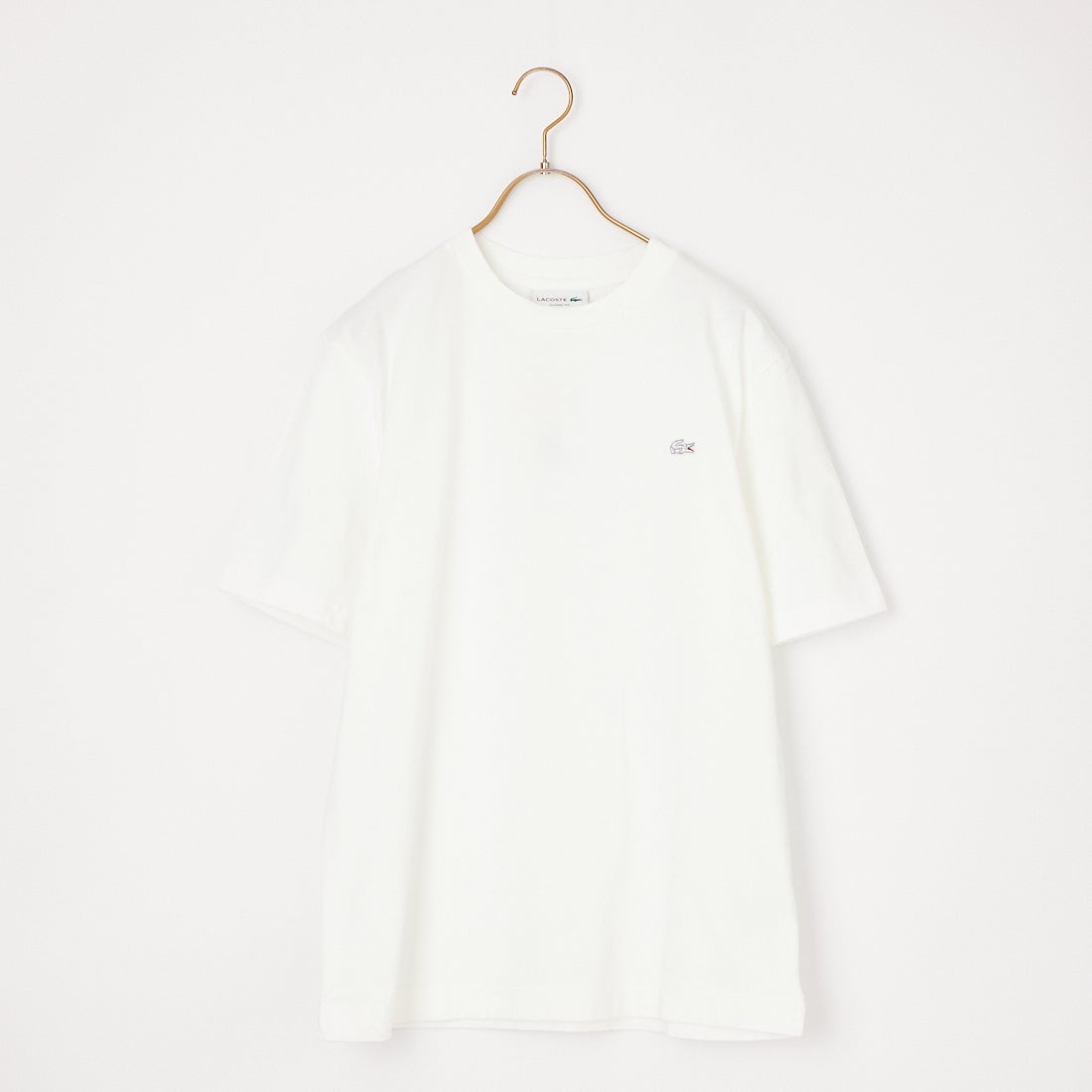 LACOSTE [ラコステ] クルーネックTシャツ [TH5582] 001 WHITE