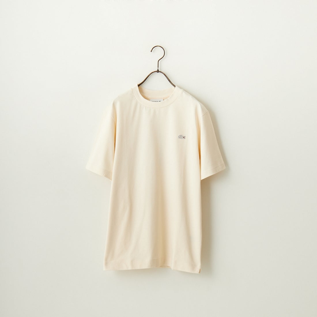 LACOSTE [ラコステ] クルーネックTシャツ [TH5582] XFJ ECRU