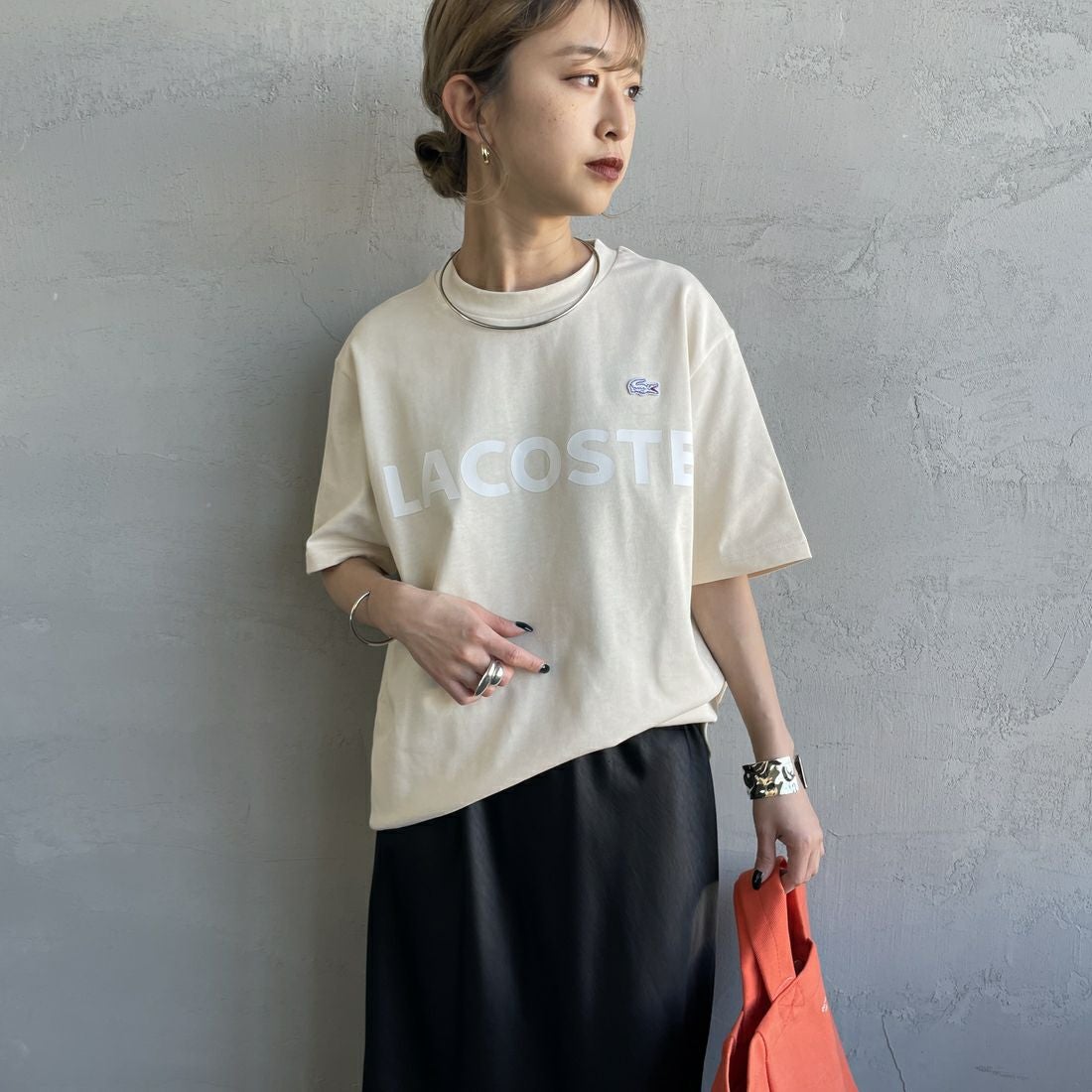 XFJ ECRU&&モデル身長：150cm 着用サイズ：2&&