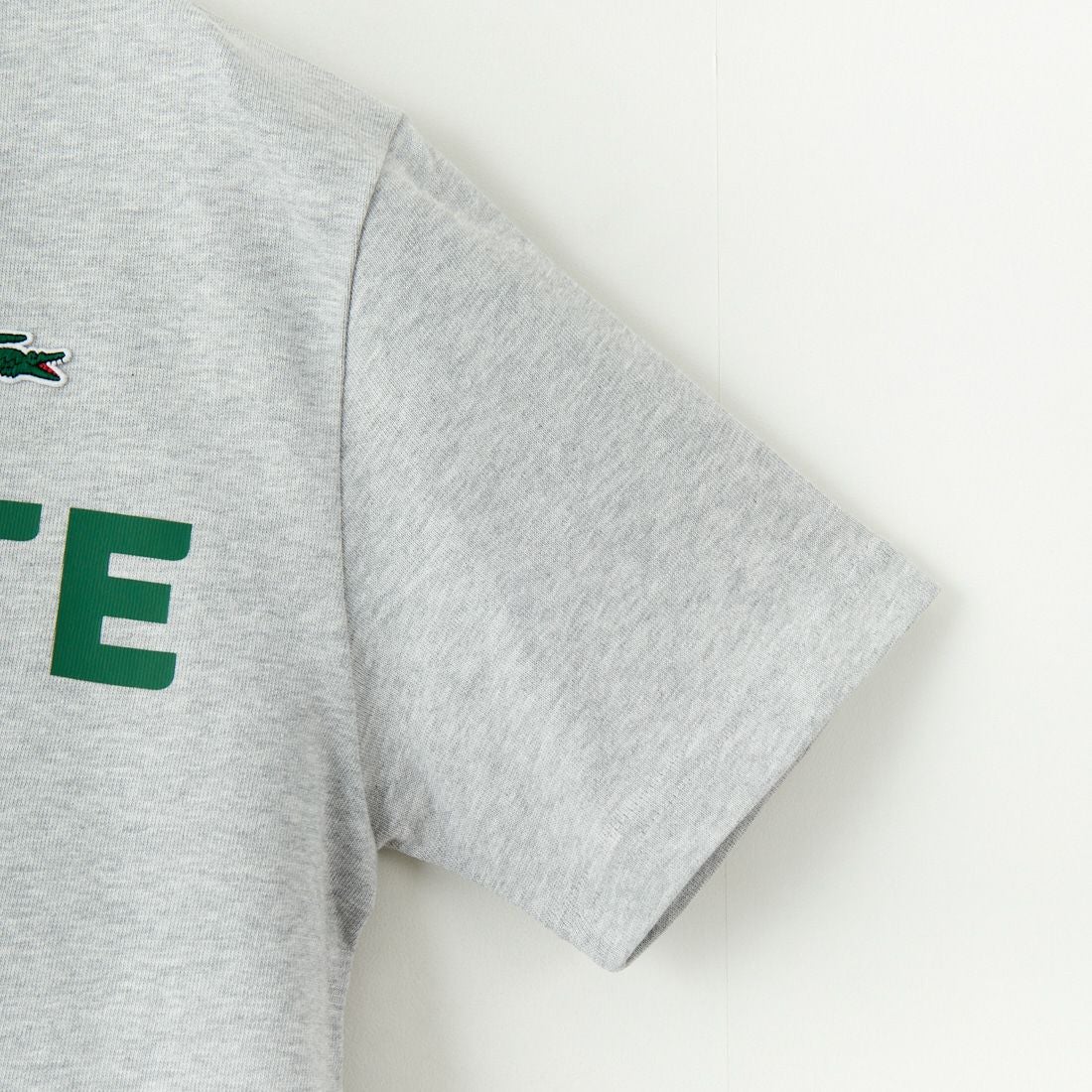 LACOSTE [ラコステ] ヘビーウェイトロゴTシャツ [TH2299] CCA L.GREY