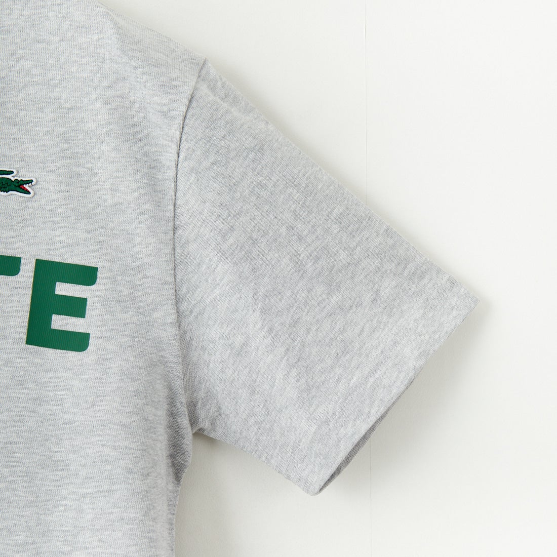 LACOSTE [ラコステ] ヘビーウェイトロゴTシャツ [TH2299] CCA L.GREY