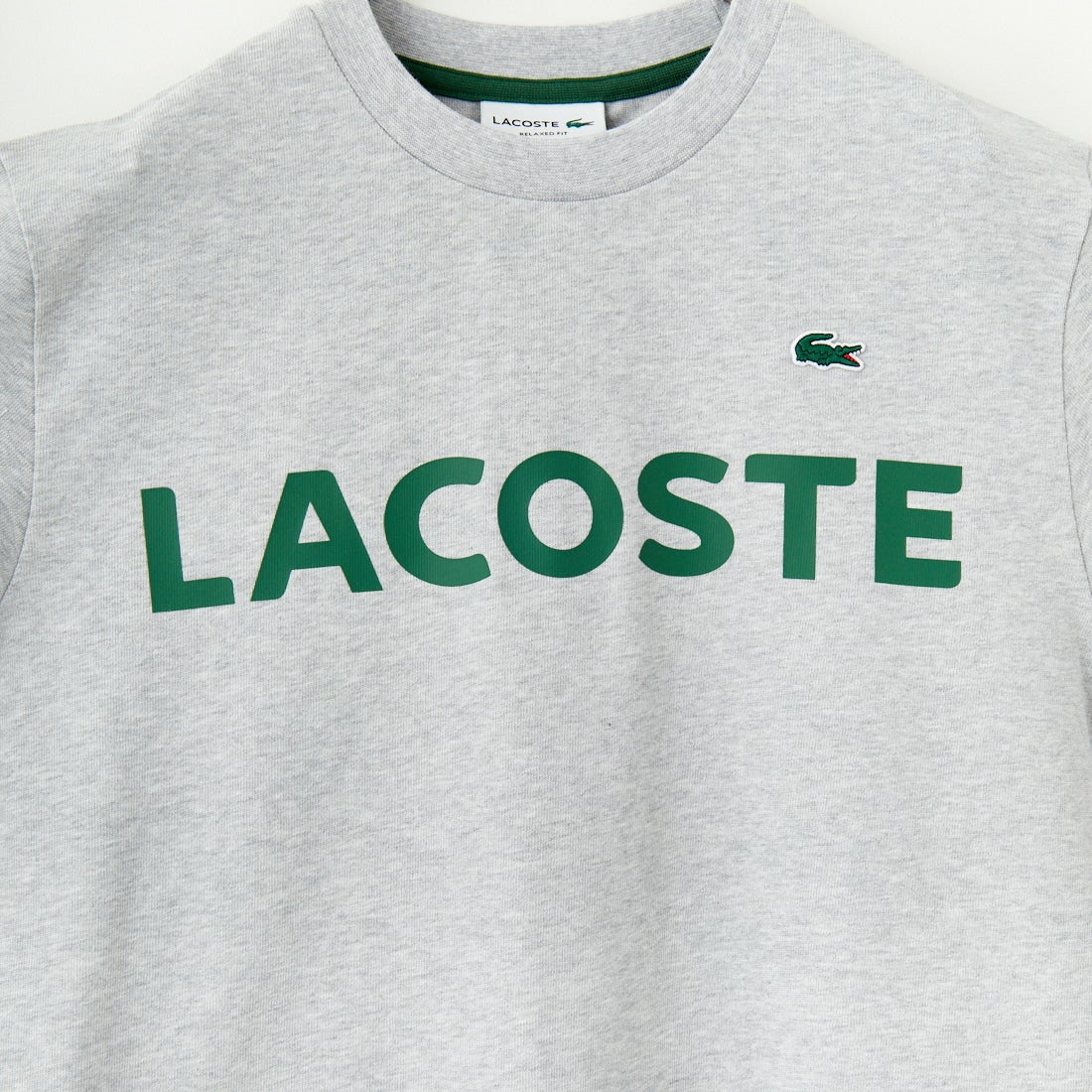 LACOSTE [ラコステ] ヘビーウェイトロゴTシャツ [TH2299] CCA L.GREY