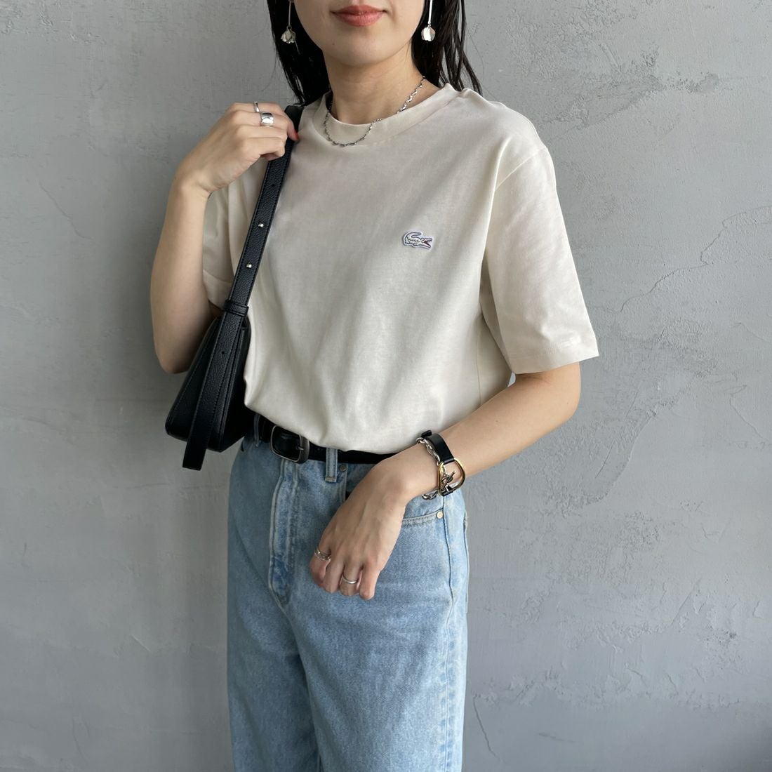 XFJ ECRU&&モデル身長：160cm 着用サイズ：2&&