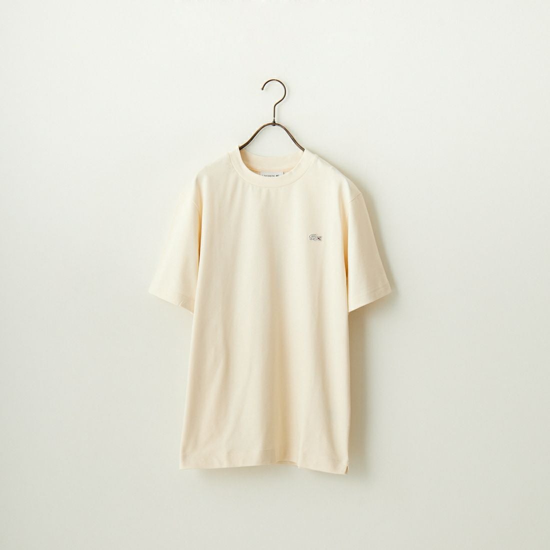 LACOSTE [ラコステ] クルーネックTシャツ [TH5582] XFJ ECRU