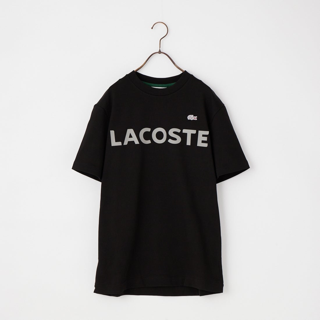 LACOSTE [ラコステ] ヘビーウェイトロゴTシャツ [TH2299] 031 BLACK