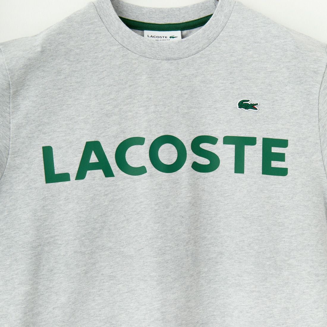 LACOSTE [ラコステ] ヘビーウェイトロゴTシャツ [TH2299] CCA L.GREY